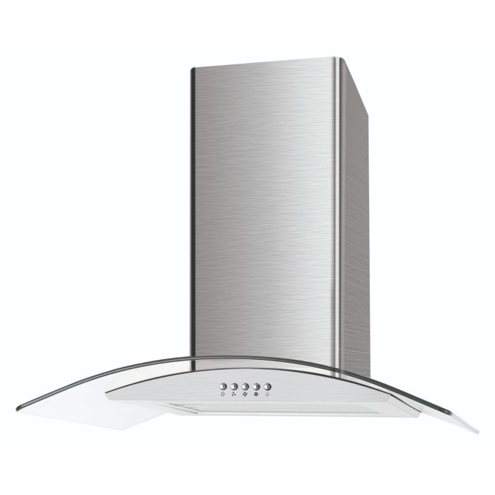 Cata 60cm Curved Glass Chimney Hood - Stainless Steel || UBSCG60SS