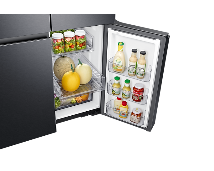 Samsung 637L French Style Fridge Freezer with Beverage Center™ & Family Hub - Black || RF65A977FB1/EU