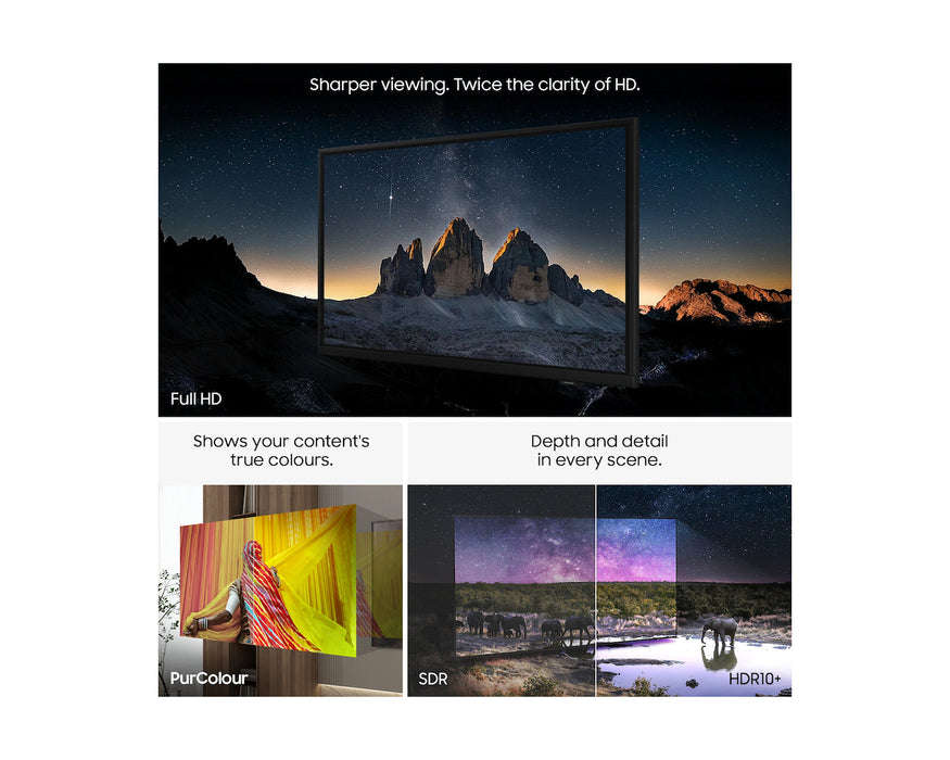Samsung 40" Smart Full HD HDR LED TV | UE40F6000FKXXU