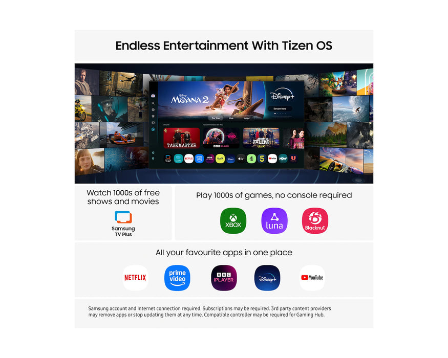 Samsung 40" Smart Full HD HDR LED TV | UE40F6000FKXXU