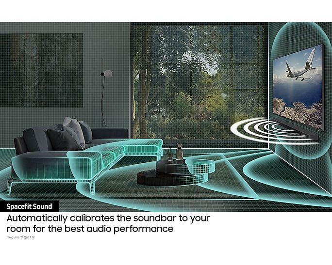 Samsung 3.1.2ch Q-Symphony Cinematic Dolby Atmos Q-Series Soundbar with Wireless Subwoofer || TTT HW-Q700A/XU