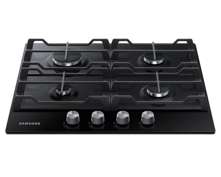 Samsung 60cm Gas Hob Four Burner - Black Glass | NA64D3000AK/U1