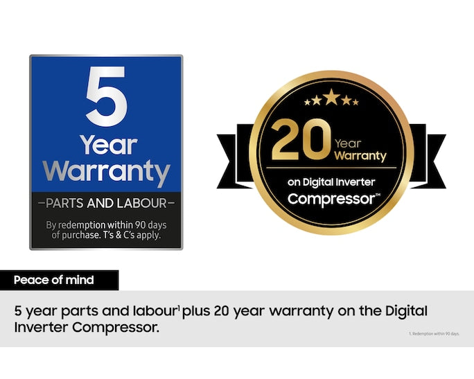 Samsung 640L Bespoke AI Series 6 Side-by-Side Fridge Freezer with SpaceMax™ - Black | RS70F64KEFEU