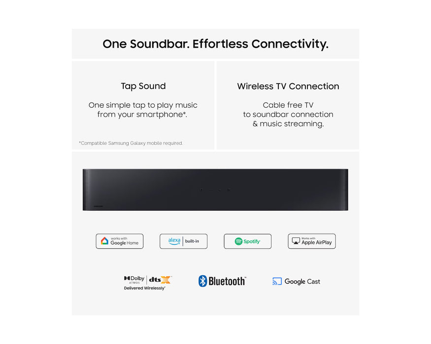 Samsung HW-S60D 5.0ch All-in-One Soundbar with Dolby Atmos and Q-Symphony - Black | HW-S60D/XU