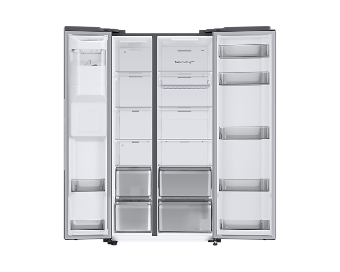 Samsung Series 7 634L American Style Fridge Freezer with SpaceMax™ Technology - Silver || RS68CG883DS9EU