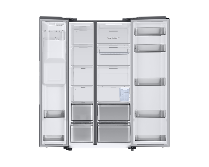 Samsung Series 7 634L American Style Fridge Freezer with SpaceMax™ Technology - Silver || RS68CG853ES9EU