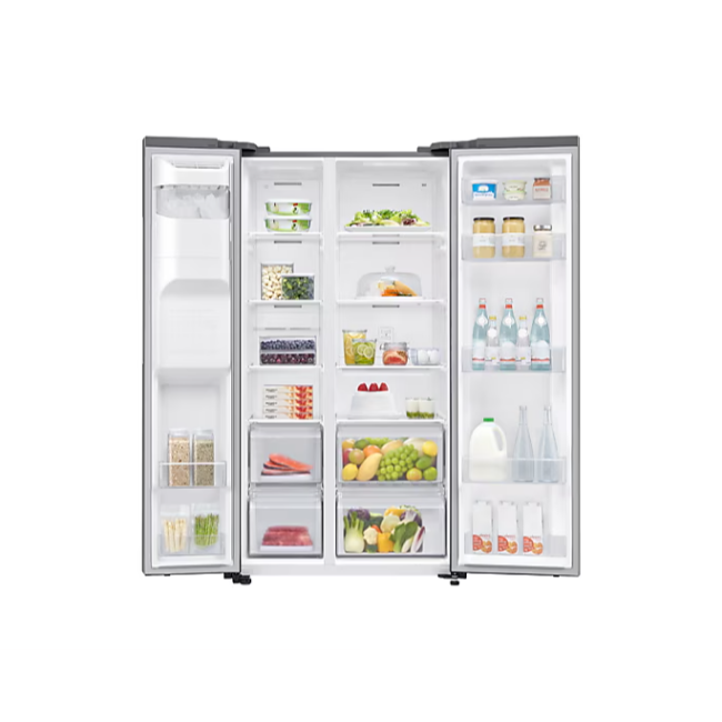 Samsung American Style Fridge Freezer with SpaceMax™ Technology Plumbed - Inox | RS65DG5403S9EU