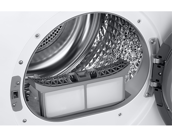 Samsung 9kg Series 5+ Heat Pump Tumble Dryer with OptimalDry - White | DV90T5240AE/S1