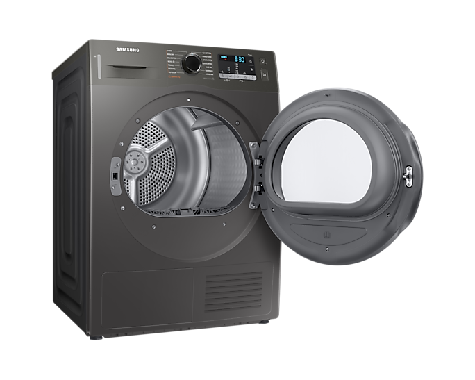 Samsung Series 5 Heat Pump Tumble Dryer with OptimalDry™, 9kg - Graphite | DV90TA040AN/EU