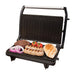 QUEST Griddles & Grill Pans Quest Compact Panini Grill - Black/Silver | 34340 IRWINS MEGASTORE