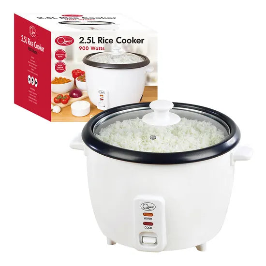 Quest 2.5L Rice Cooker Non-Stick Removable Bowl | 35450