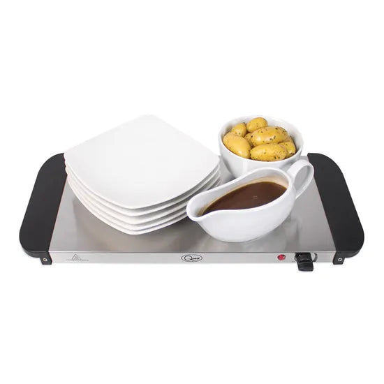 QUEST Electric Buffet Server & Warming Tray - Silver | 16520