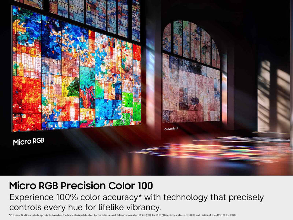 Samsung 65" Micro RGB R95H 4K Glare Free Vision AI Smart TV (2026) | MRE65R95HATXXU