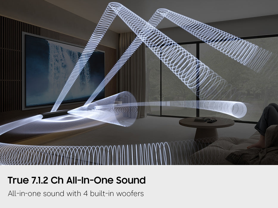 Samsung Q-Series HW-QS90H 7.1.2ch All-in-One Dolby Atmos Soundbar - Graphite Black | HW-QS90H/XU
