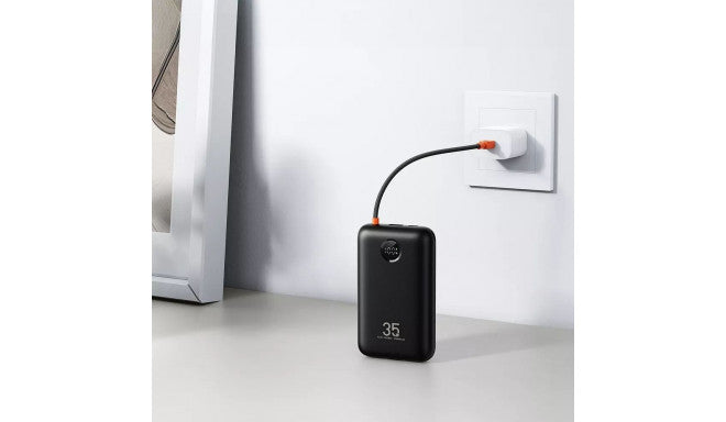 VEGER K2 20000mAH Powerbank with Built-in Cables Type C / Lightning - Black | W2068