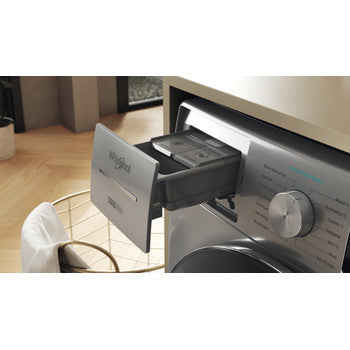 WHIRLPOOL Freestanding Supreme Silence 10kg Washing Machine - Gunmetal | W809ADS