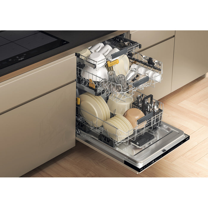 Whirlpool 15 Place Setting Integrated Dishwasher with 6thSense Technology | W8IB15M6LUK