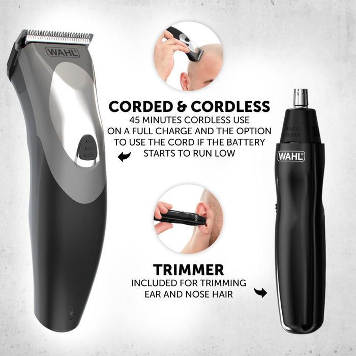 Wahl Clip ‘N Rinse Kit Cord/Cordless Hair Clipper | 9639-617