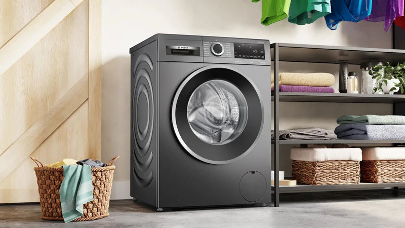 Bosch Series 6 9kg Washing Machine with 1400 rpm - Graphite - A Rated | WGG244ZCGB