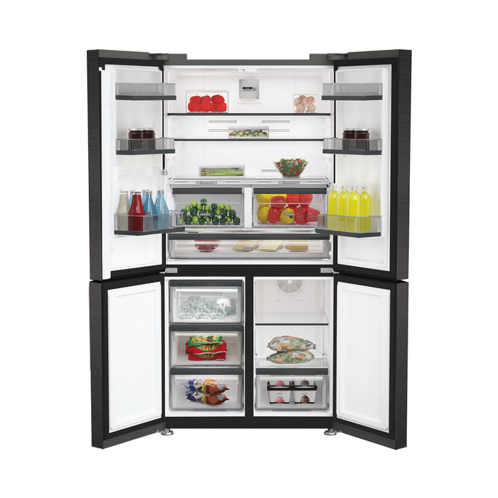 Whirlpool Total NoFrost 565L American Fridge Freezer with ProFresh - Grey | WHGF6564XK4UK