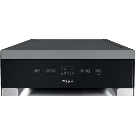 WHIRLPOOL Slimline 45cm Freestanding Dishwasher - Stainless Steel | WH2FE10CS80XUK