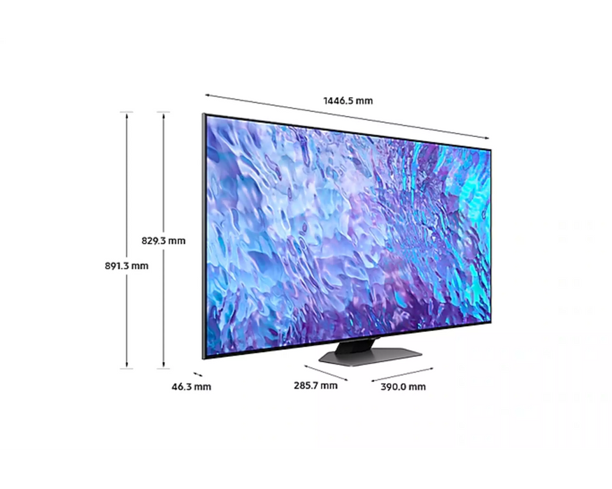 Samsung 75” Q80C QLED 4K HDR Smart TV (2023) | TTT QE75Q80CATXXU