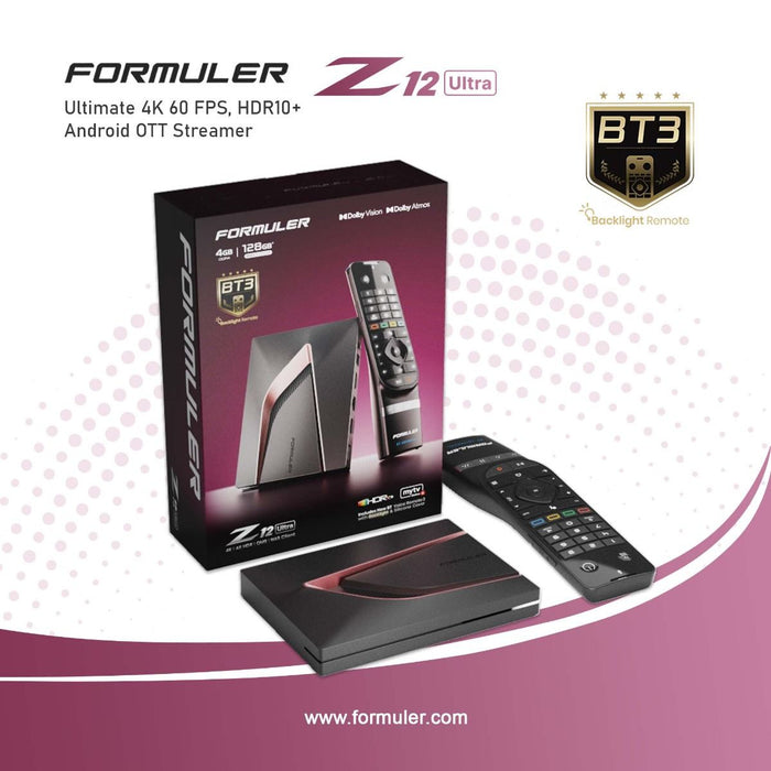 Formuler Z12 Ultra Android IPTV 4GB RAM 128GB eMMC || Z12ULTRA