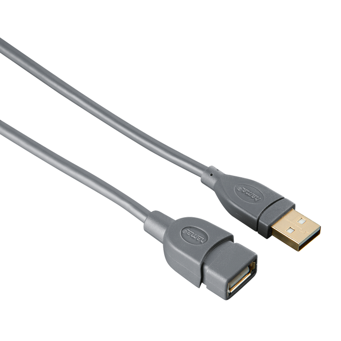 HAMA USB 2.0 1.8M Extention Lead - Grey | 045040