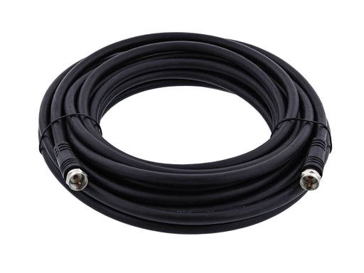 REVEZ 10M RG6 F to F Coax Cable - Black | RG610M
