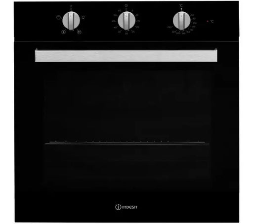 Indesit Aria Black Single Oven66 Litre | IFW 6330 BL UK
