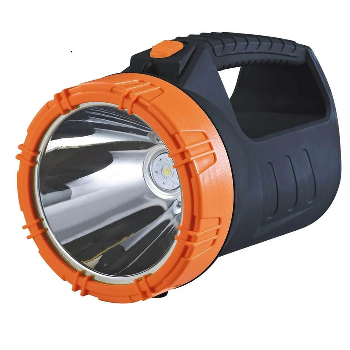 ULTRA LIGHT RECHARGEABLE LED 10W TORCH WITH FLASHLIGHT- Black, Orange | TE6810