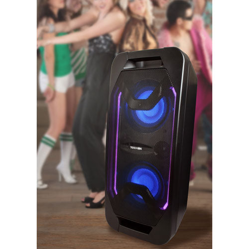 Toshiba Portable Wireless Rechargable Party Speaker Black || TYASC65