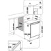 INDESIT UnderCounter Integrated Fridge with Ice Box 81.5 x 59.6 cm | IF A1.UK.1