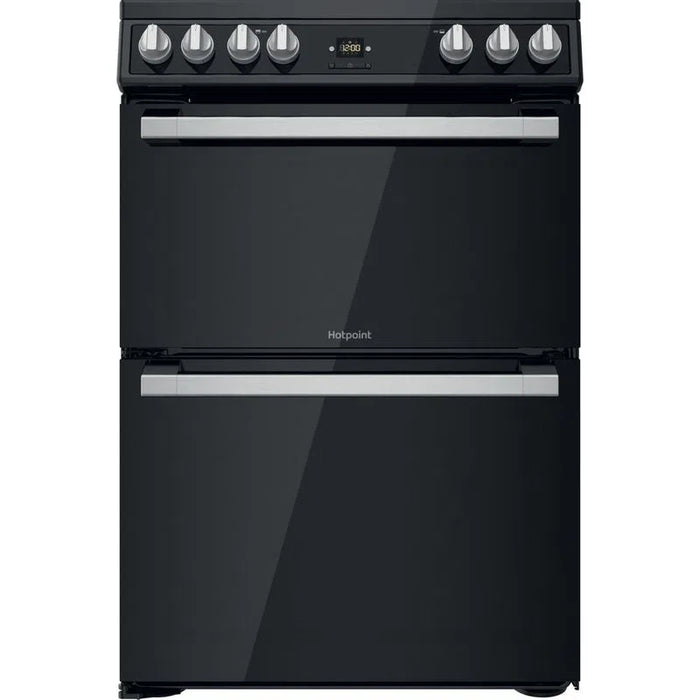 Black double deals oven electric cooker