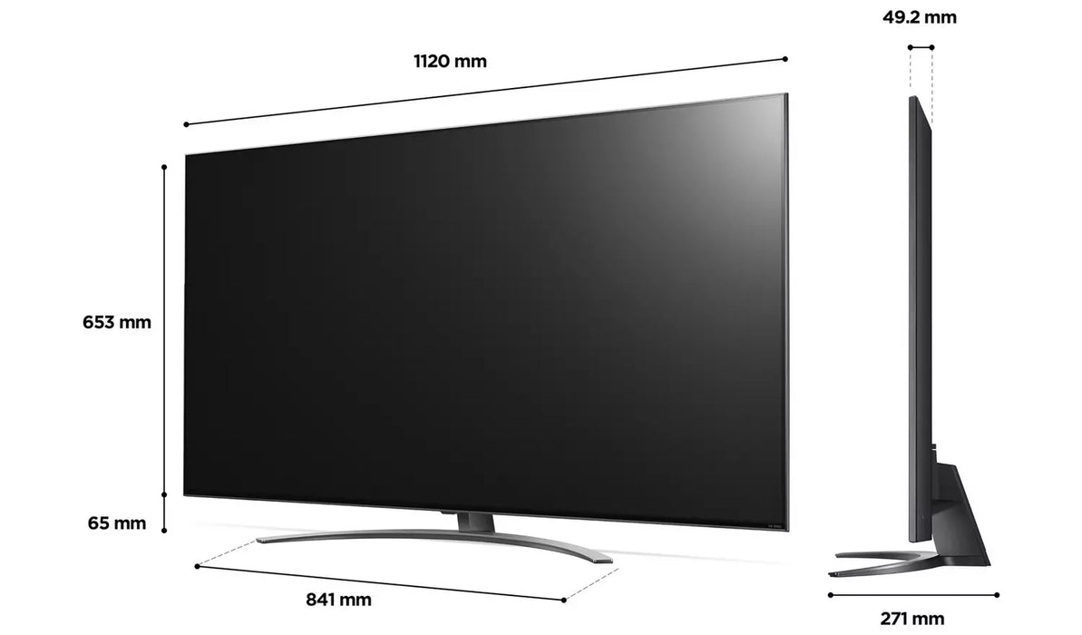 LG QNED81 50" 4K Ultra HD Smart QNED TV | 50QNED816QA.AEK