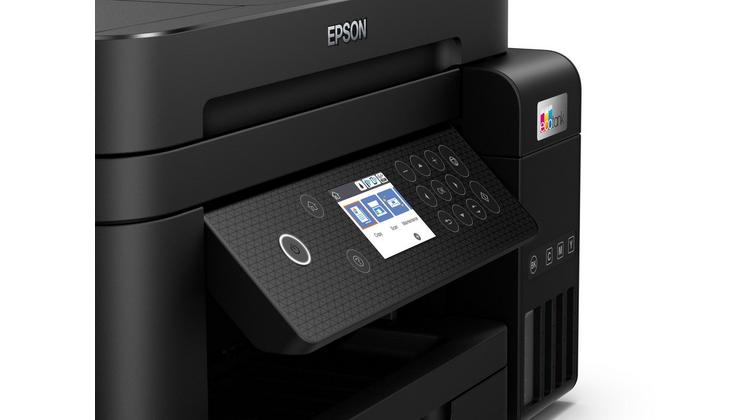 EPSON EcoTank Wireless Color All-in-One Cartridge-Free Supertank Printer with Scanner, Copier, ADF and Ethernet Black || ET-3850
