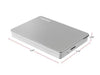 TOSHIBA Canvio Flex 2TB EXT HDD - Silver | HDTX120ESCAA