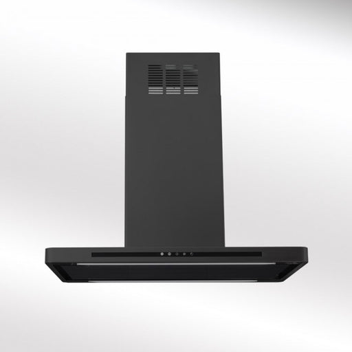 Luxair 90cm Linea Island Cooker Hood - LED - Black | LA-90-LINEA-ISL-BLK