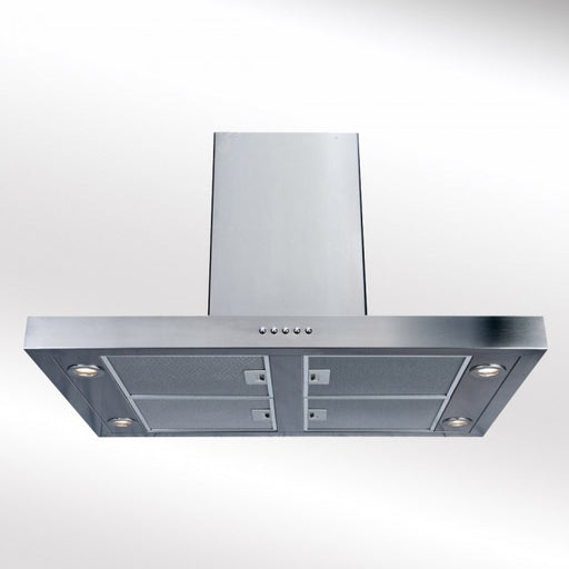 Luxair 90cm Island Cooker Hood - Flat - Stainless Steel | LA-90-FLT-ISL-SS