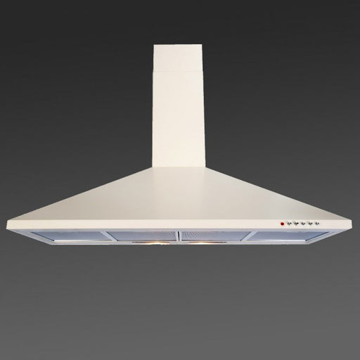 Luxair 110cm Premium Range Cooker Hood White || LA-110-STD-WH