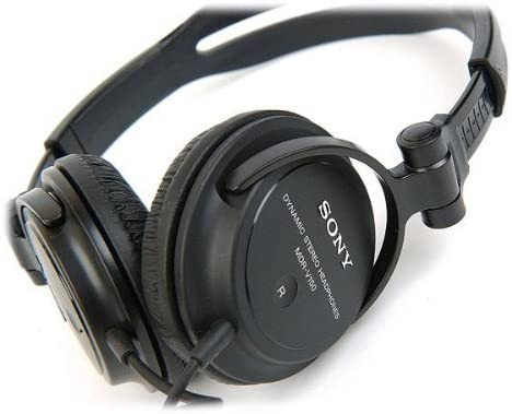SONY Black Headphone with Reversible Housing - Black | MDRV150CE7