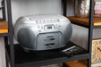 LENCO Radio Cassette CD Player - Silver || SCD-420SI