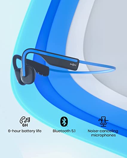 SHOKZ OPENMOVE W/LESS BONE CONDUCTION H/P BLUE || 38-S661BLU