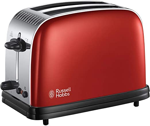 RUSSELL HOBBS 2 SLICE TOASTER - FLAME RED | 23330