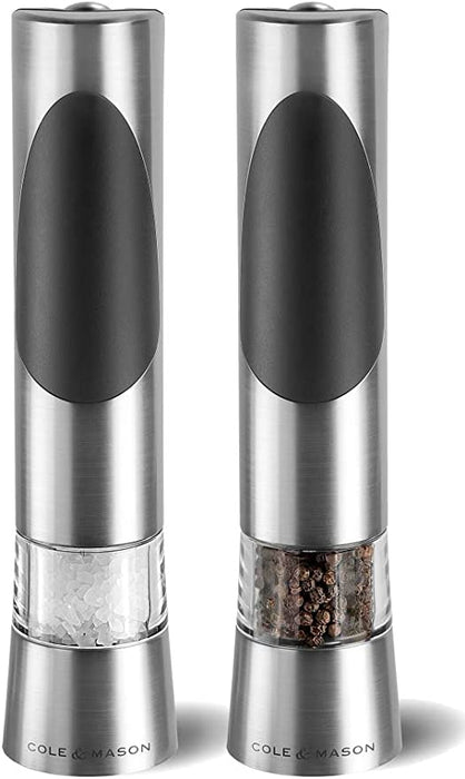 Cole & Mason H90180P Richmond Precision+ Electronic Salt & Pepper Mill Set 21.5cm | EDL H90180P