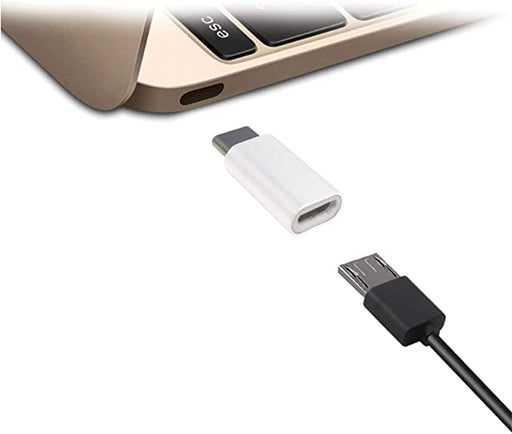 Jivo Micro USB to USB C Adaptor - White | JI-2046