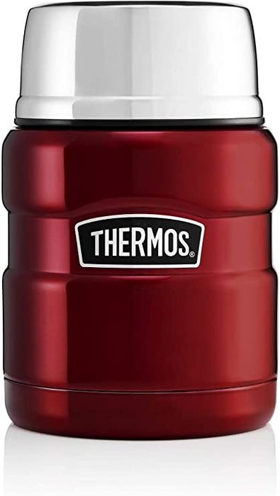 Thermos 184807 Stainless King™ Food Flask 470ml W/Spoon Red | EDL 184807