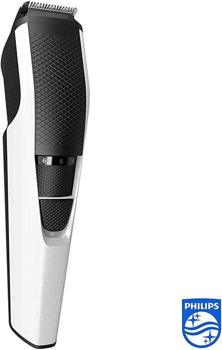 Philips Beard & Stubble Trimmer for Men, Series 3000, 10 Length Settings, Self-Sharpening Blades. ds | EDL BT3206/13