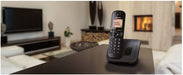 Panasonic Big Button DECT Cordless Telephone with Nuisance Call Blocker (Triple Handset Pack) – Black | EDL KXTGB613EB