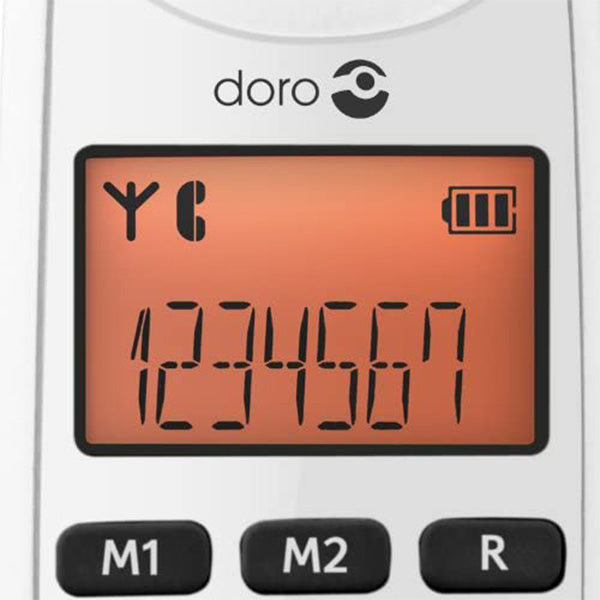 Doro PhoneEasy 100W DECT Cordless Phone with Amplified Sound and Big Buttons White ds || EDL 5543